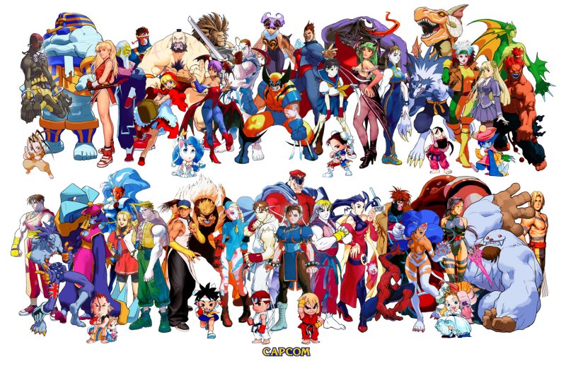 superheroes wallpaper. Capcom Superheroes